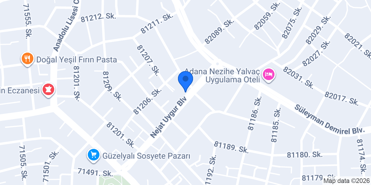 Erkek Kuaförü İbrahim Doğan konumu