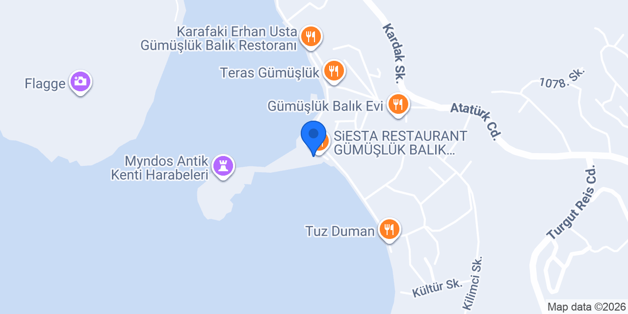 Jadem Gümüşlük konumu