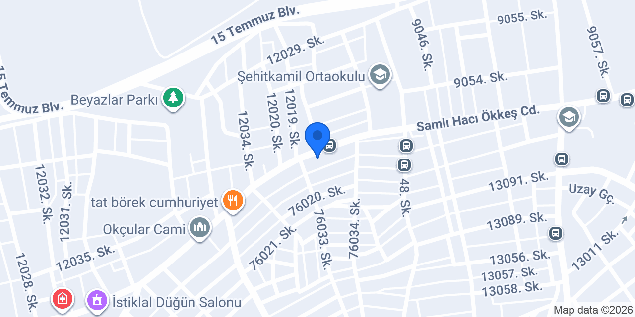 Dündar Sıhhi Tesisat konumu