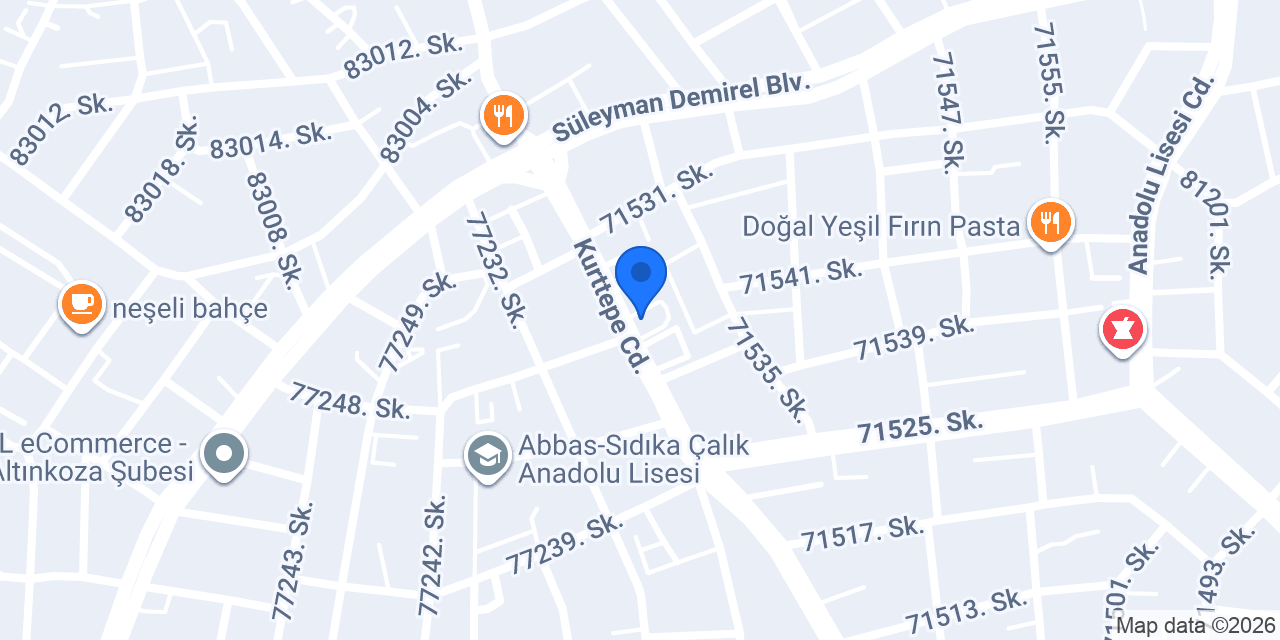 BABA DÖNER konumu