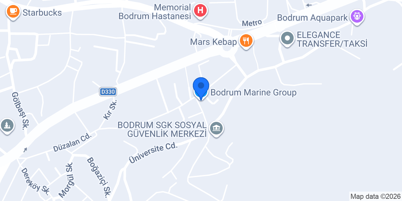 Bodrum Marine Group konumu