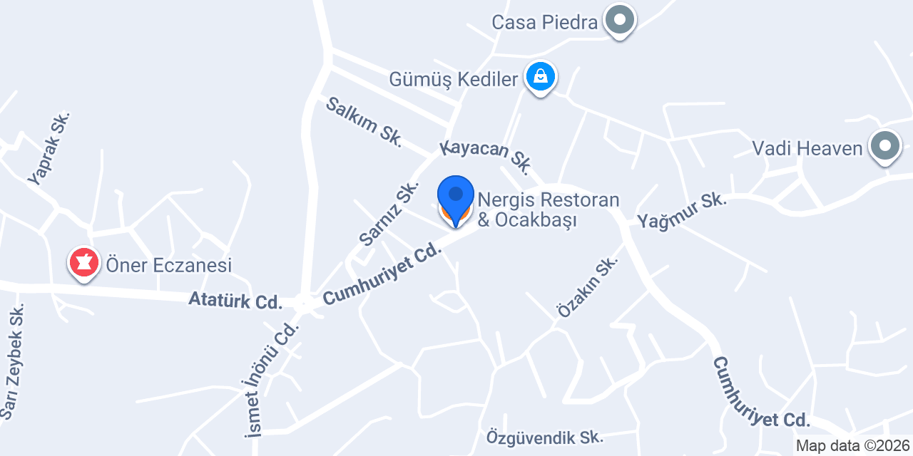 Nergis Restoran & Ocakbaşı konumu