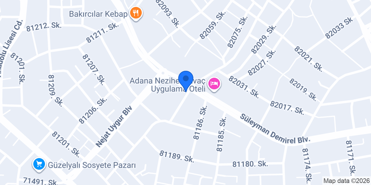 Açık lastikçi 7/24 konumu