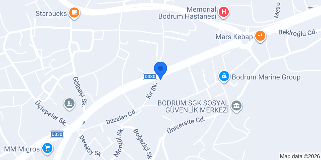 Yurtiçi Kargo Ortakent konumu