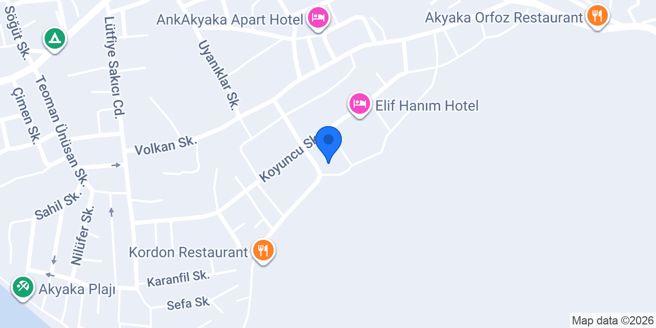Nehir Butik Otel konumu