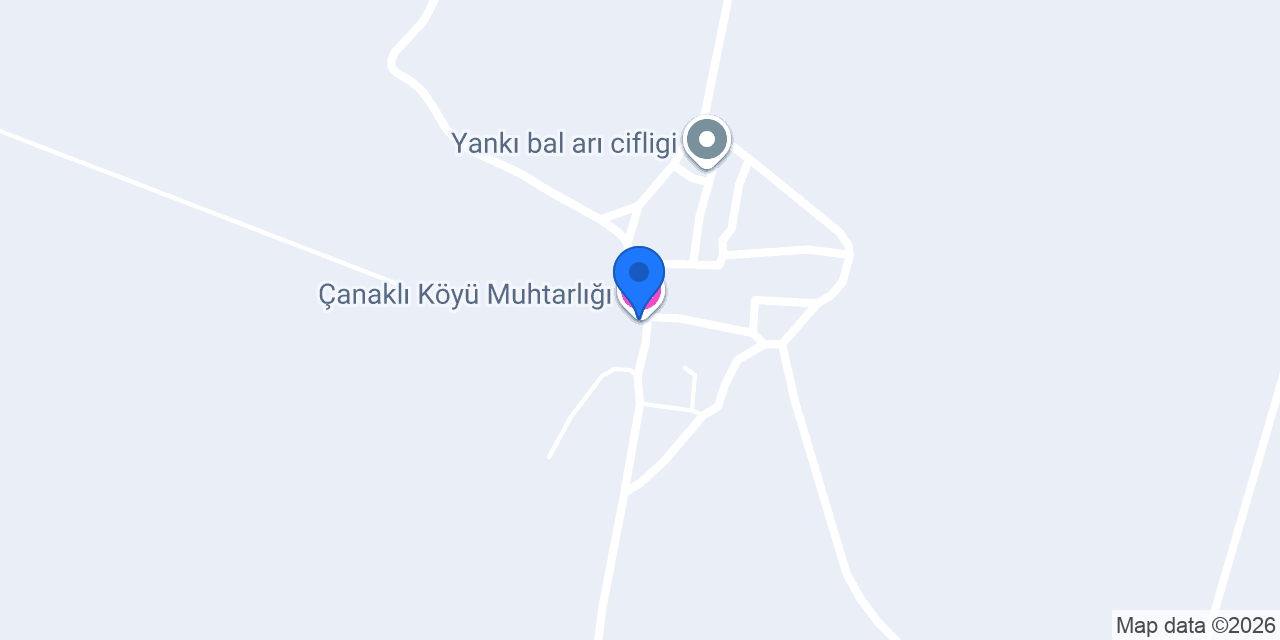 Çanaklı Köyü Muhtarlığı konumu