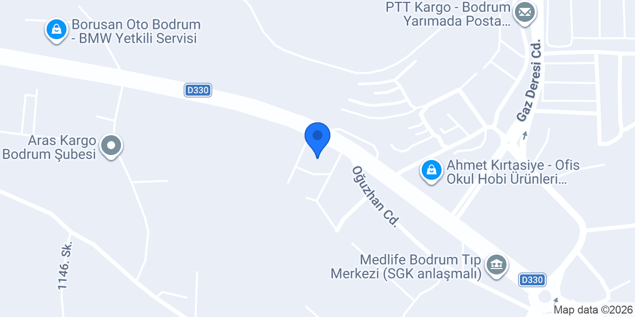 Bodrum Deck Store konumu