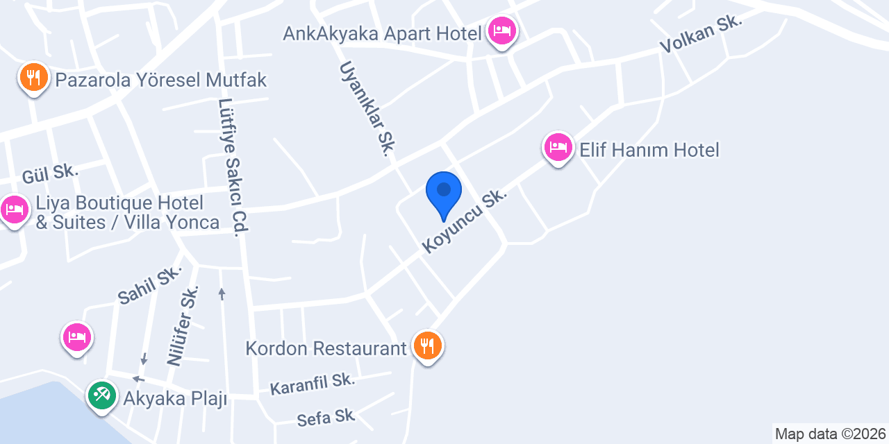 KAĞAN PANSİYON konumu
