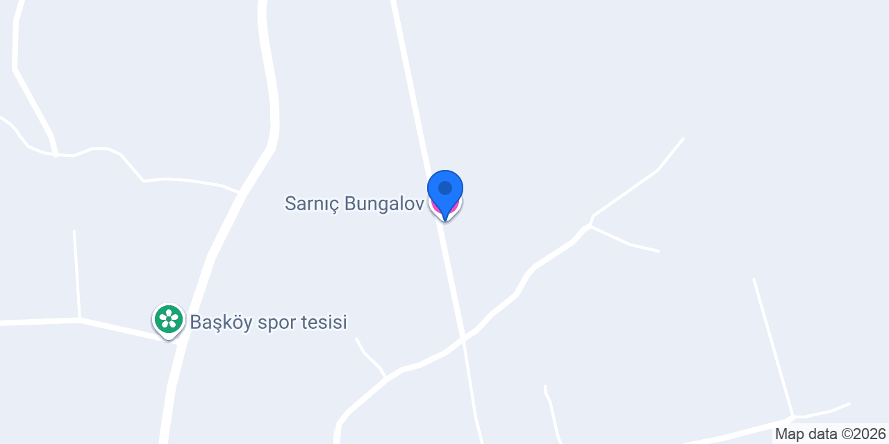 Sarnıç Bungalov konumu