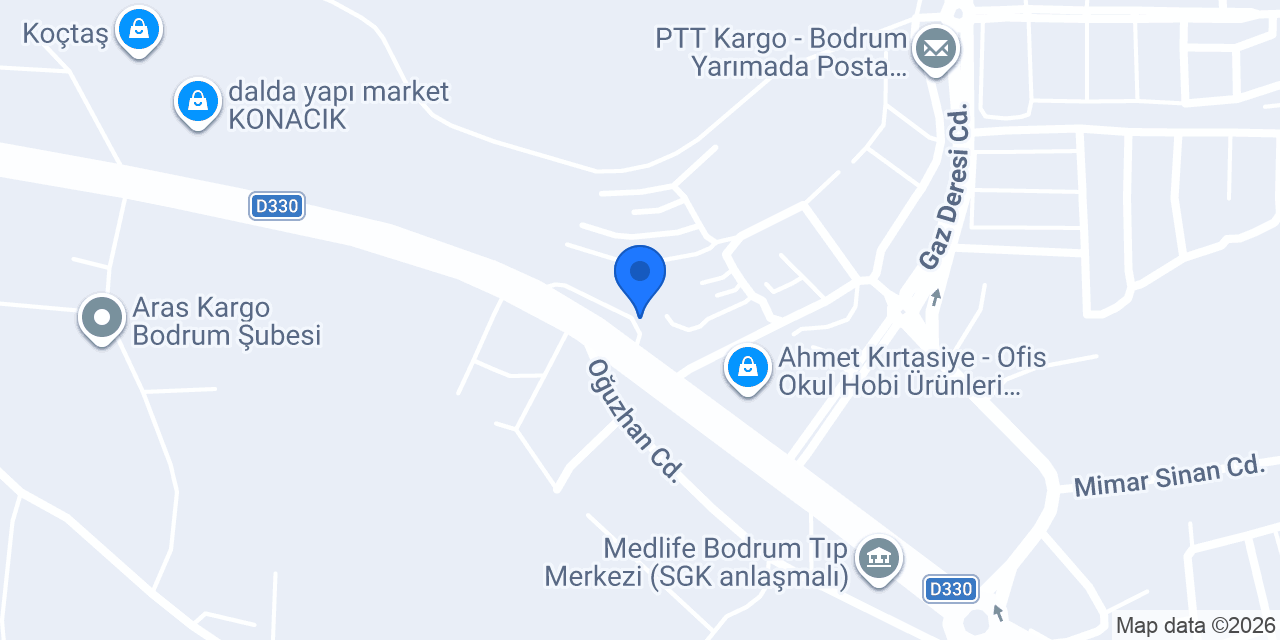 Bodrum ÇÖZÜM Mühendislik konumu