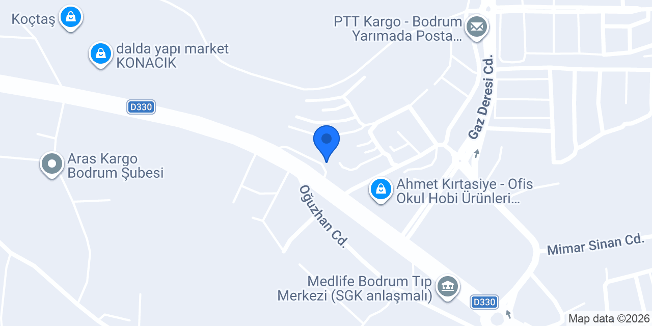 Bodrum ÇÖZÜM Mühendislik konumu