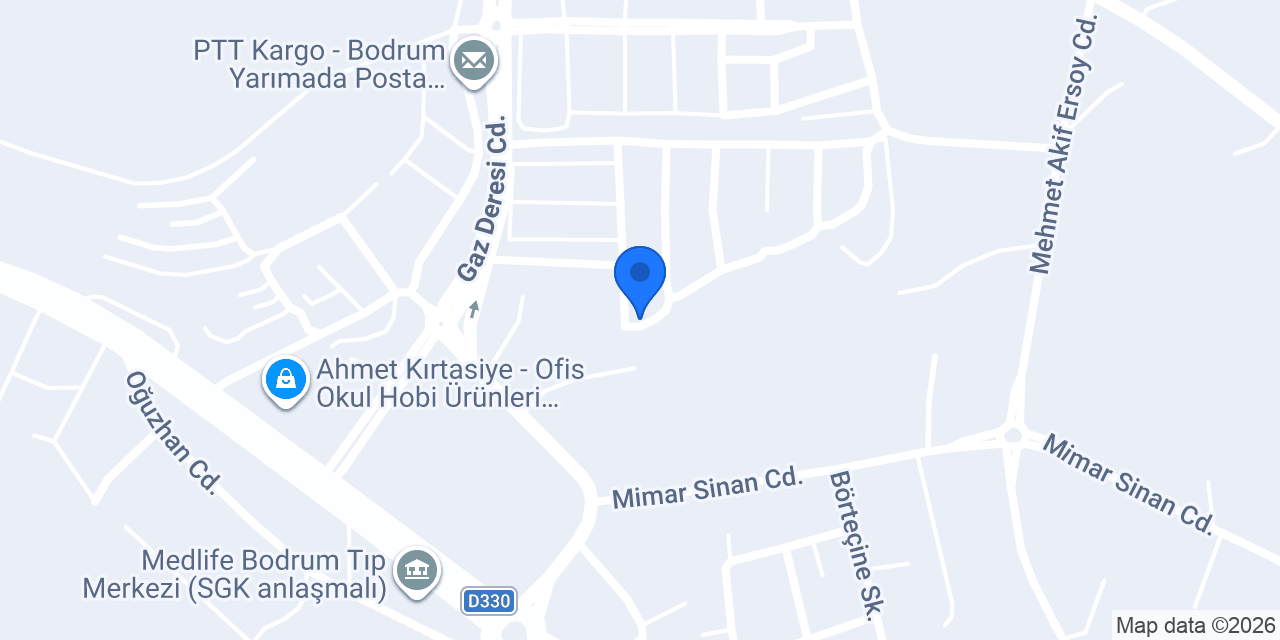 Bodrum Oto Çekici konumu