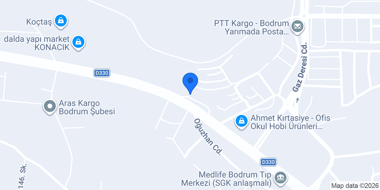 Hafele Bodrum konumu