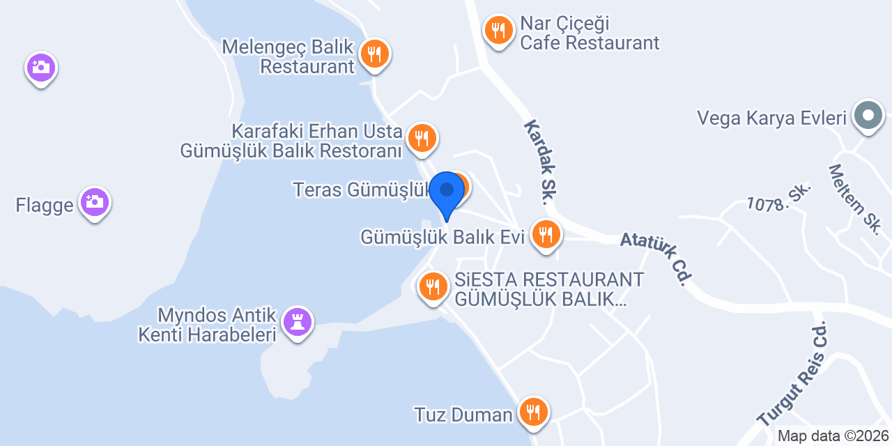 Fonda Gümüşlük konumu