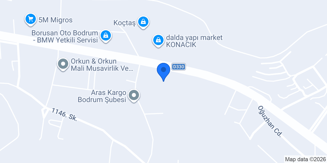 LastikPark - Bodrum Oto konumu