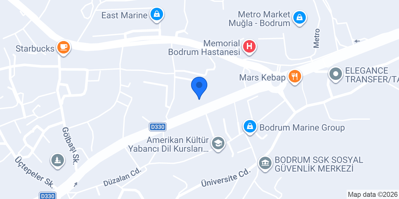 pilot servis bodrum konumu