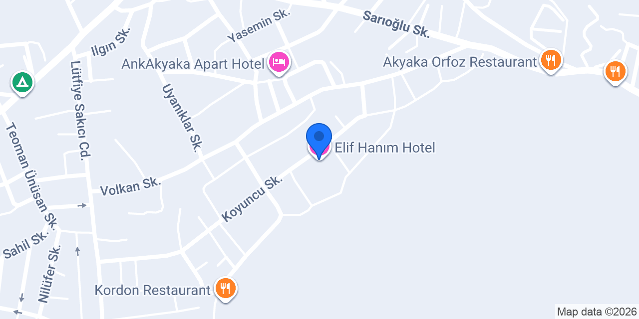 Elif Hanım Hotel konumu