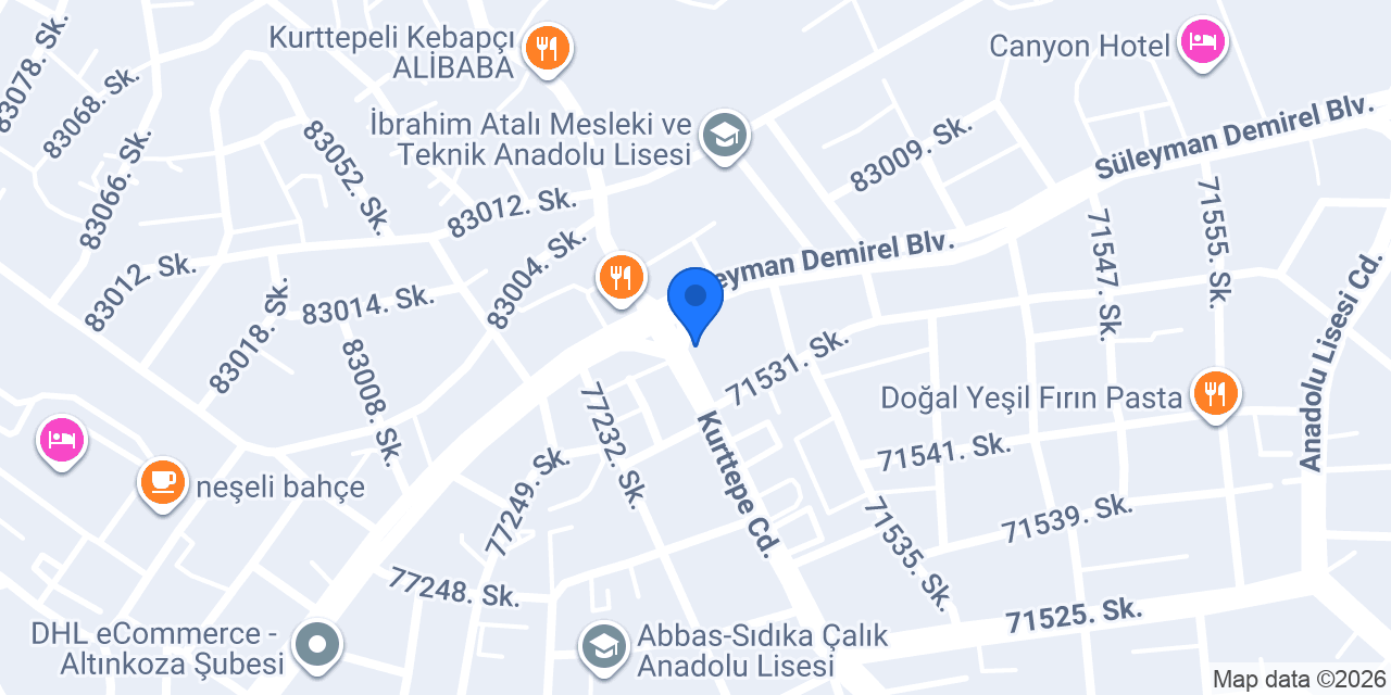 SİA bayan kuaförü konumu