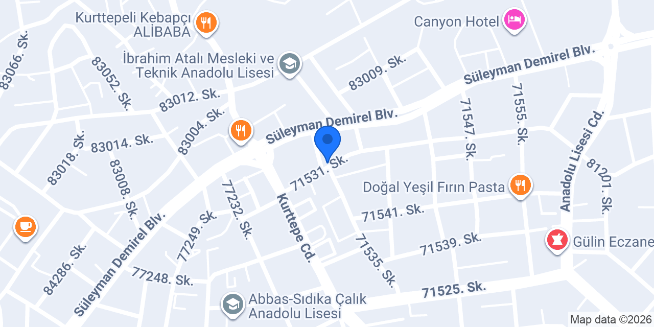 Köşk Tesisat konumu