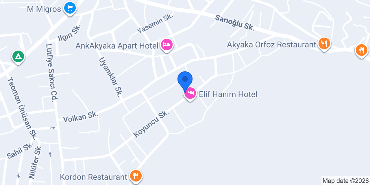 Merve Han Residence Hotel konumu