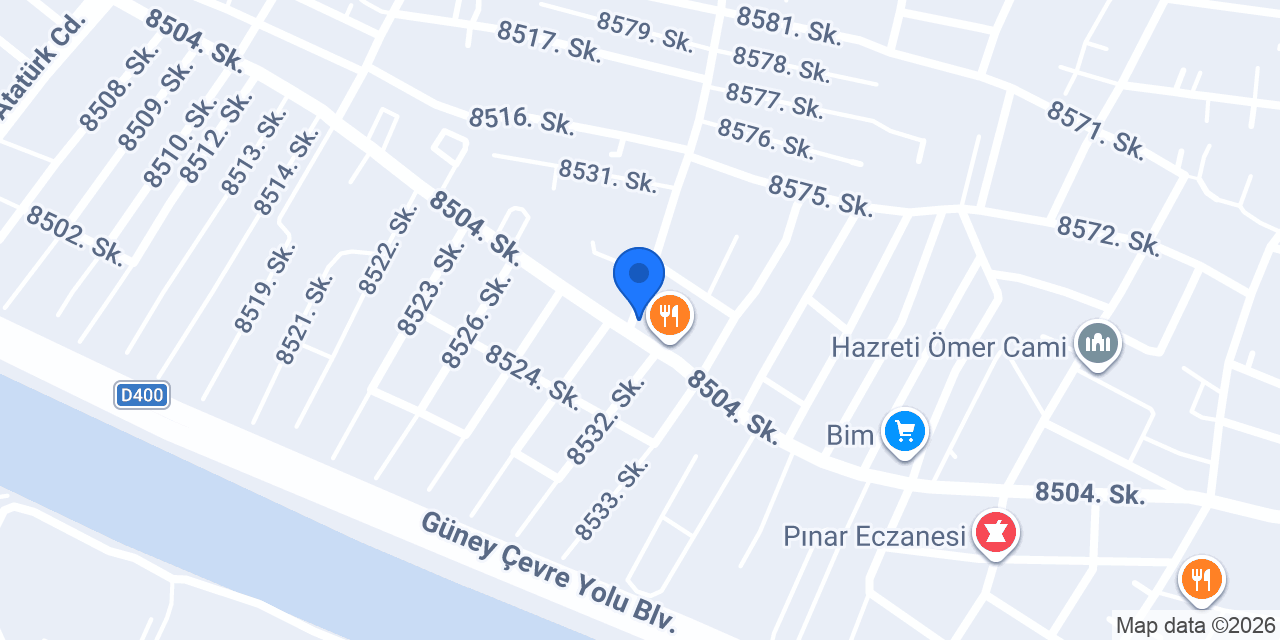 Özcan Züccaciye konumu