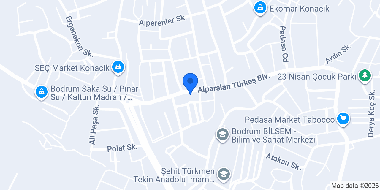 Bodrum Murat Özbey Sürücü Kursu konumu