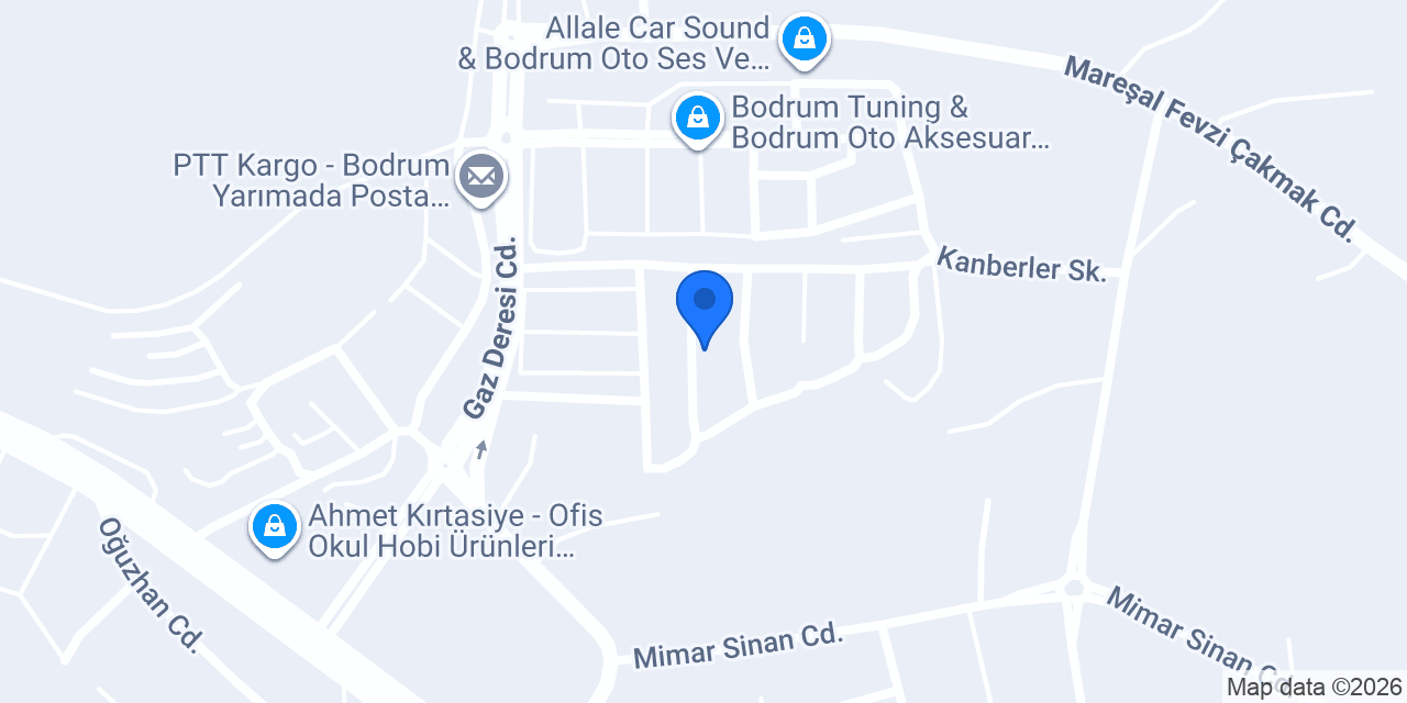 Laz Usta Otomotiv Bodrum konumu
