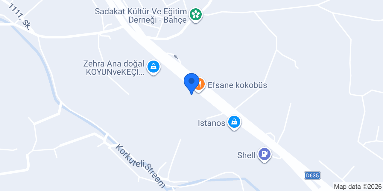EFSANE KAHVALTI SALONU VE RESTAURANT konumu