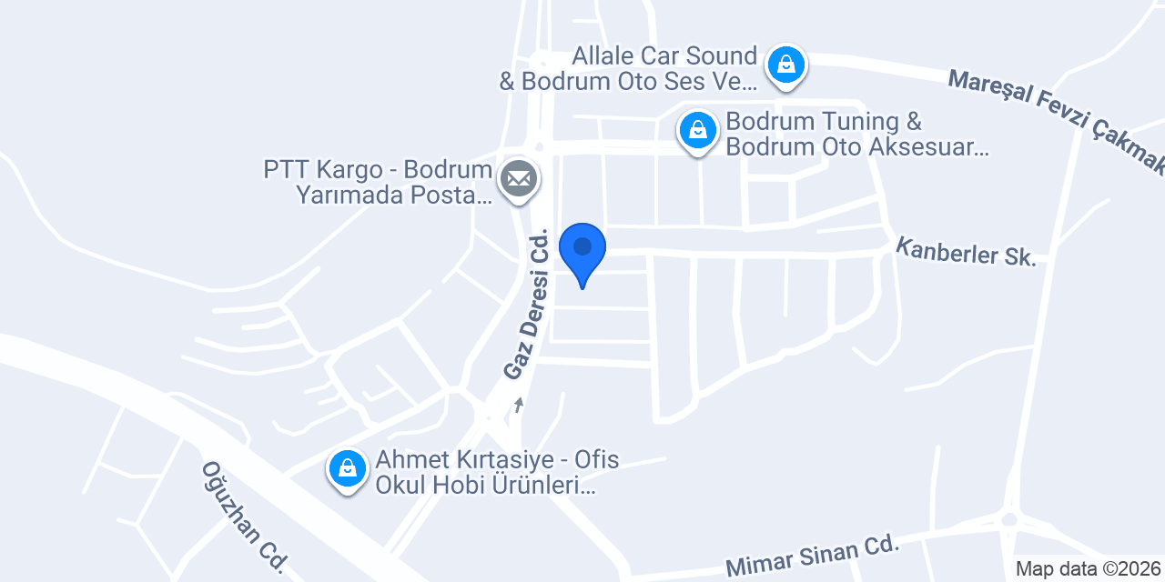 Bodrum Deneme Sahnesi konumu