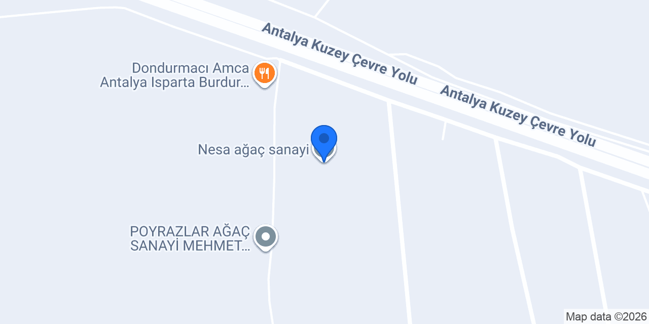 Nesa ağaç sanayi konumu