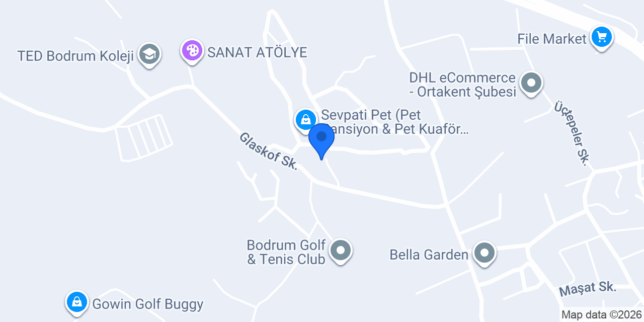 Av. Tuğçe Bayram Bodrum konumu