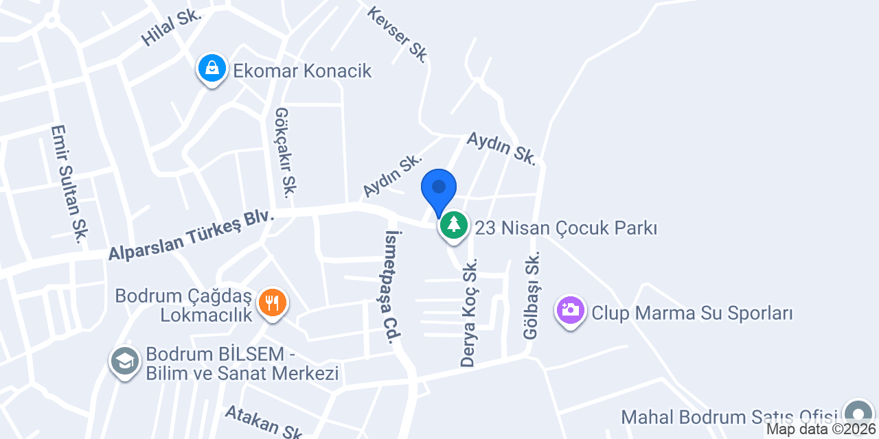 Bodrum Elektrikçi - Doğuş Elektrik konumu