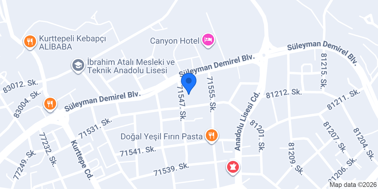 Diş Hekimi Cem Çimet konumu