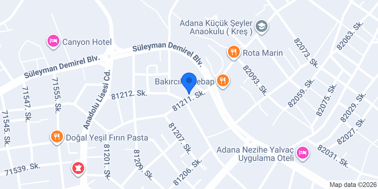 Çukurova Büro Makinaları konumu