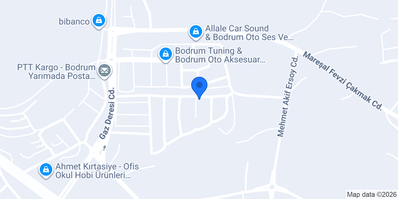 RAMAZAN Oto Döşeme Bodrum konumu