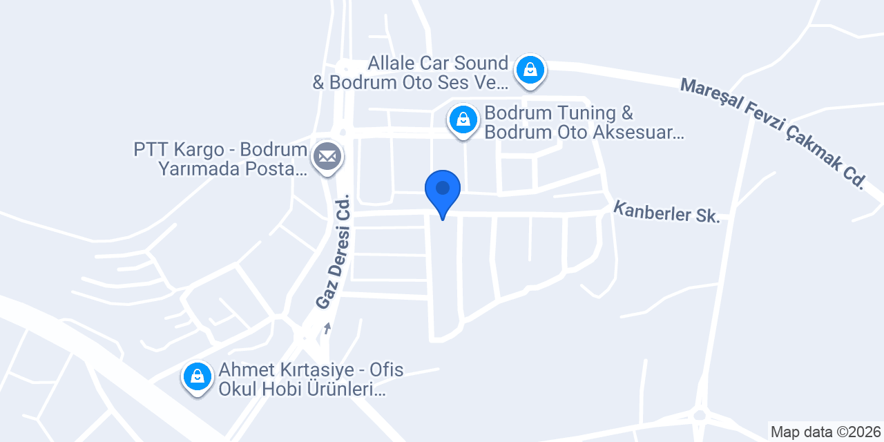 Bilge Depo Bodrum konumu