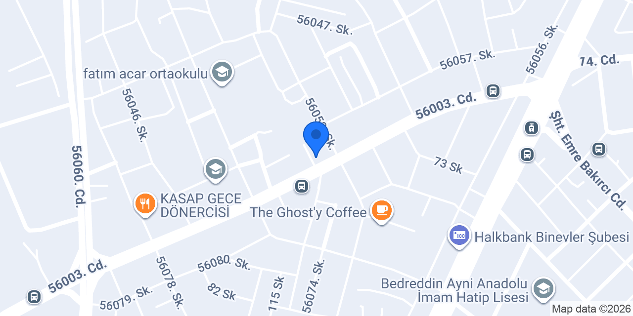 Meva Yapı Gaziantep konumu