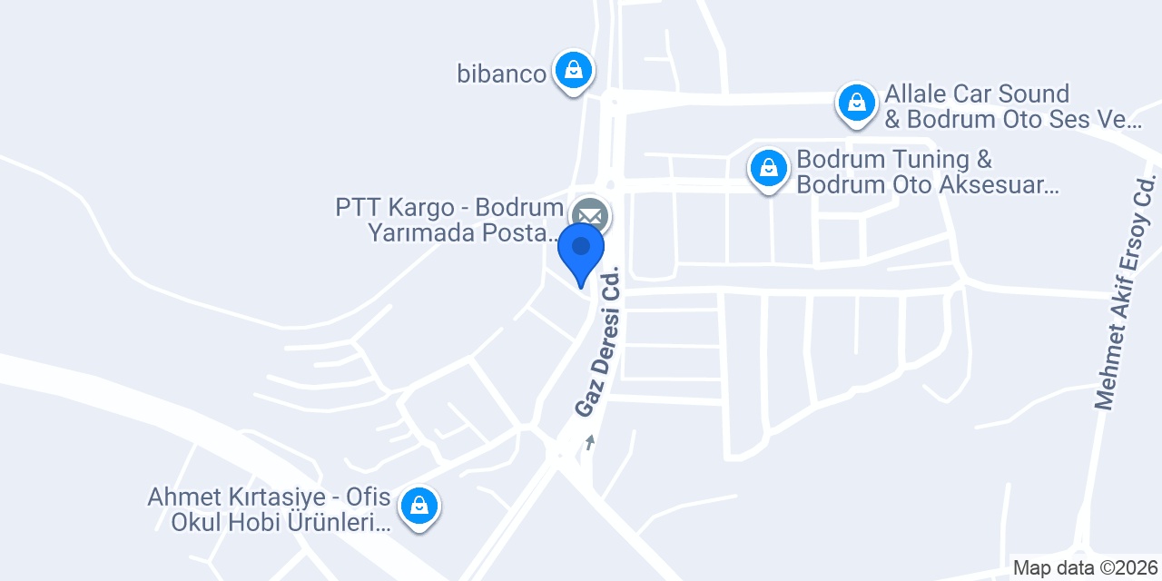 AYS AMBALAJ PERAKENDE BODRUM konumu