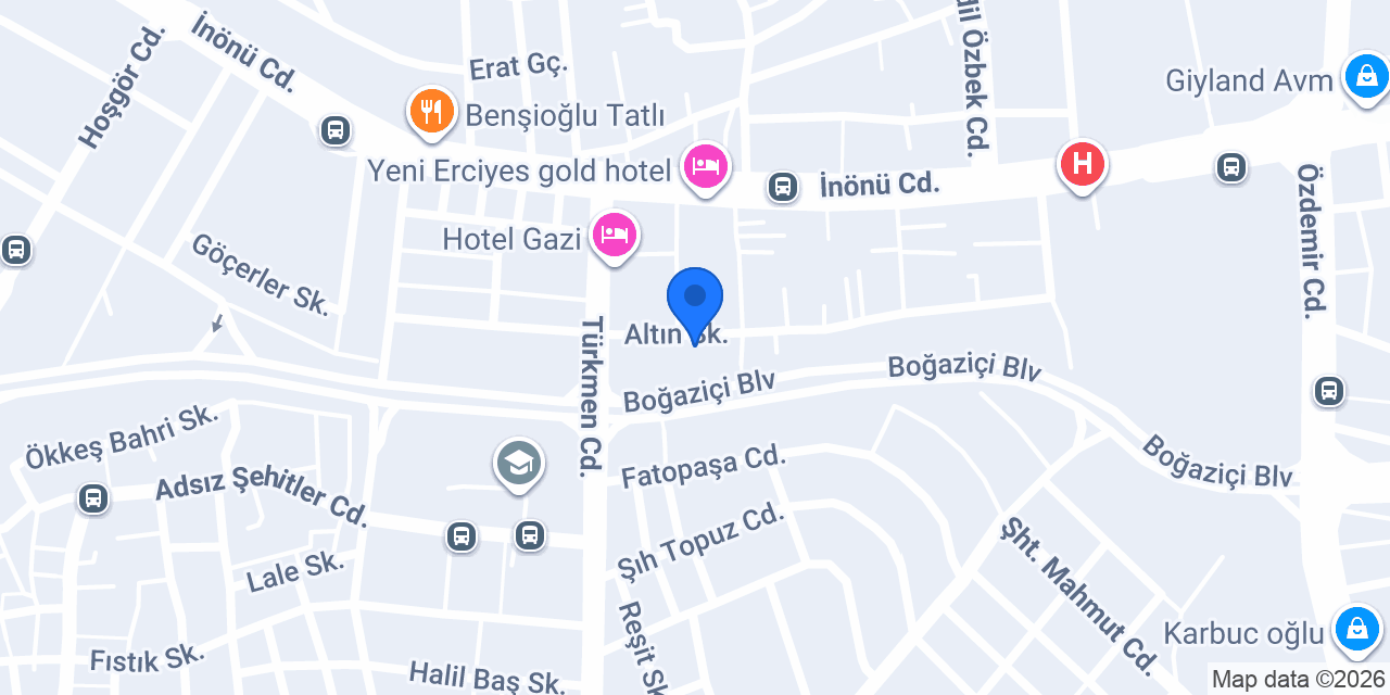 Zingaro Hotel konumu