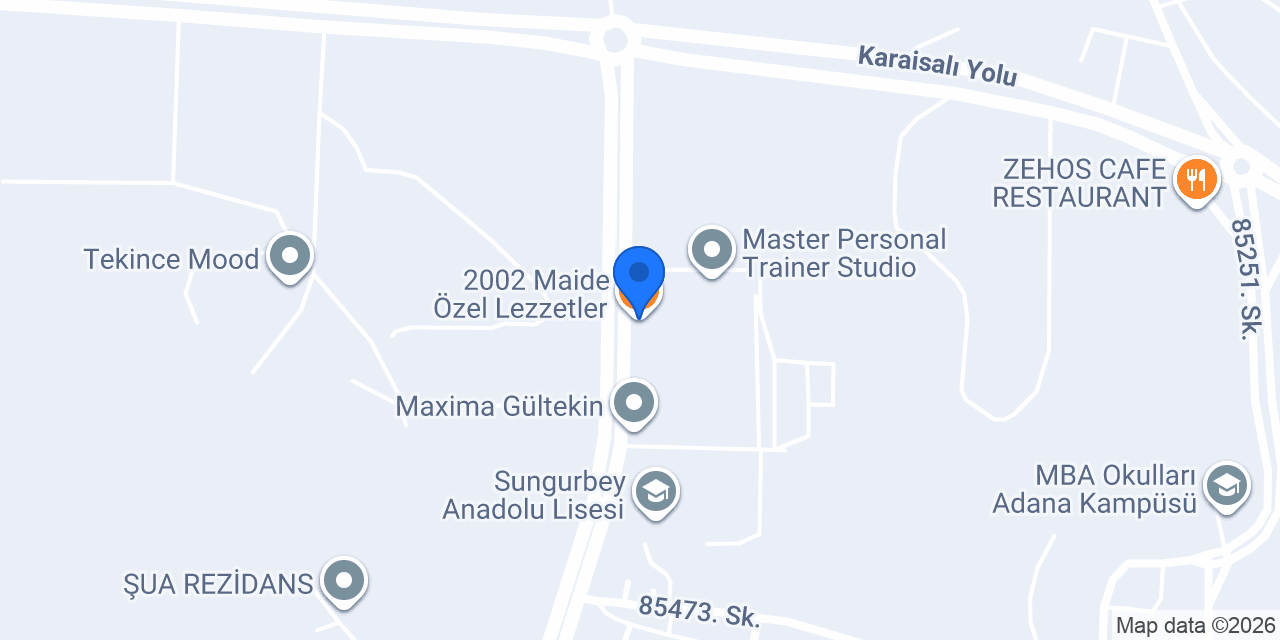 2002 Maide Özel Lezzetler konumu