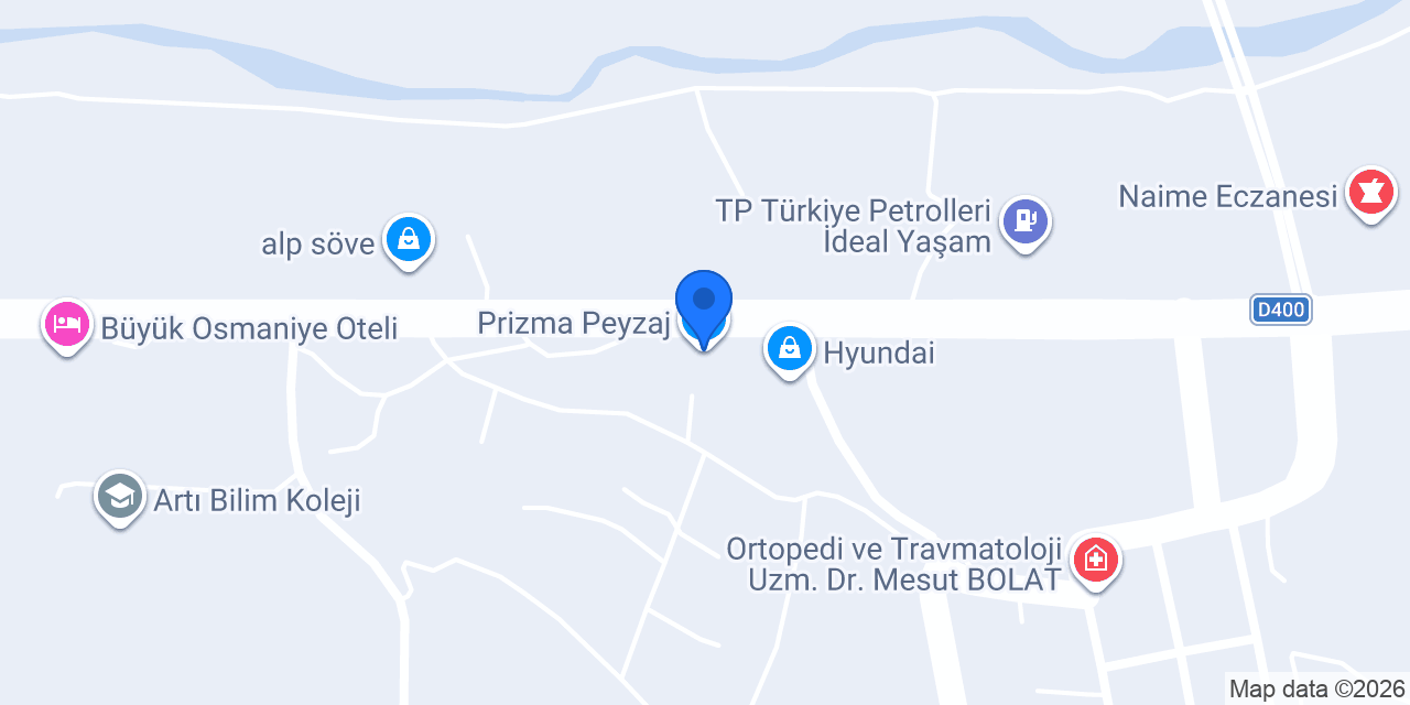 Prizma Peyzaj konumu