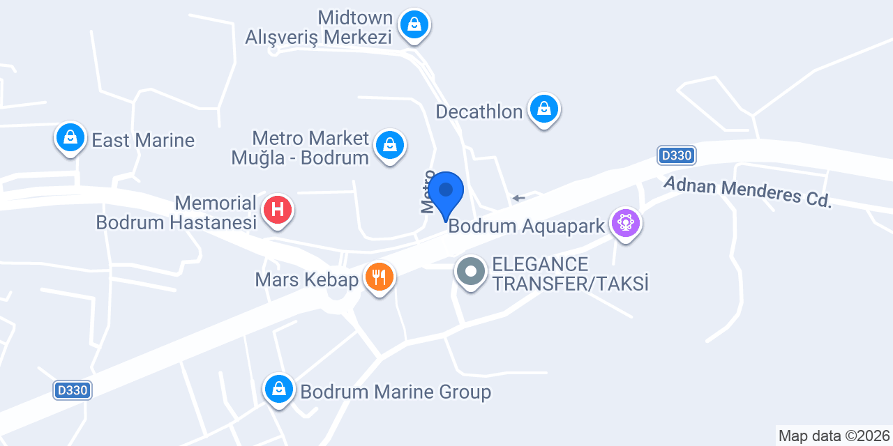 Auto King - Bodrum - Servis - Oto Ekspertiz konumu