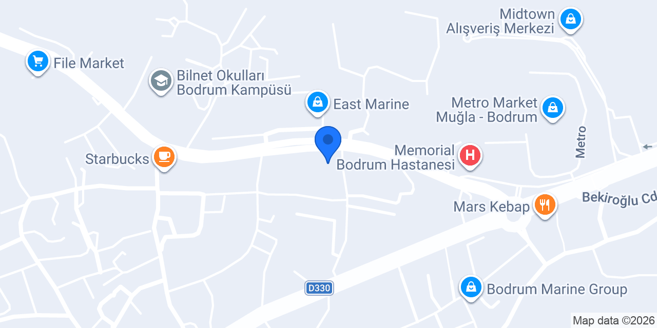 Uzman Diş Hekimi Dr. Pınar Yuva konumu
