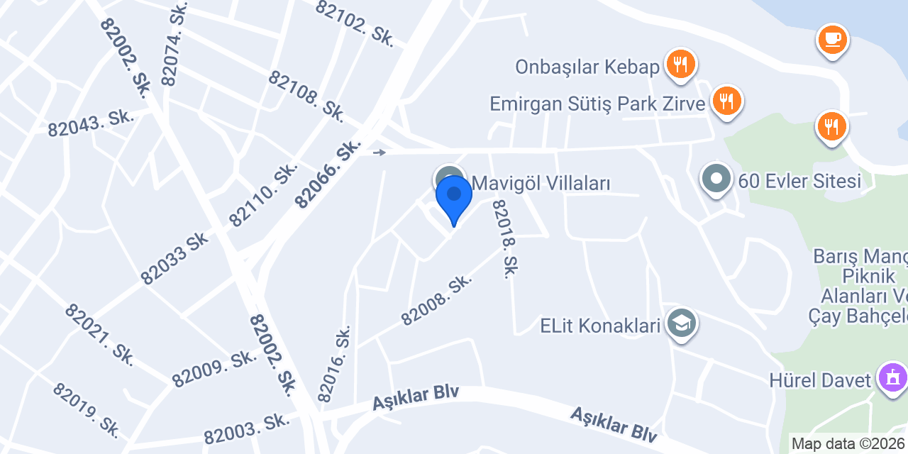 Uçan Pandalar Anaokulu konumu