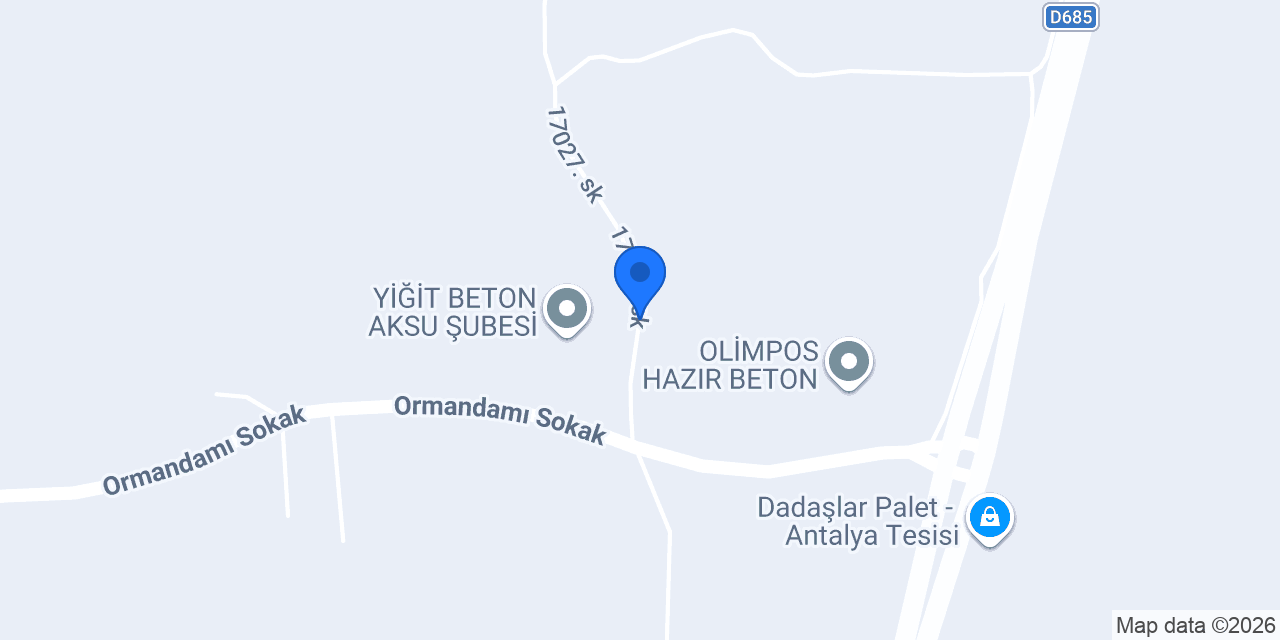 EMİR GRUP YOL YAPIM & ANTALYA ASFALT ÜRETİM TESİSİ konumu