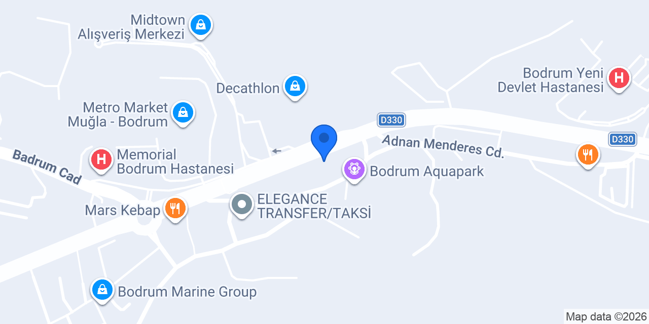 Ziraat Bankası Ortakent-Bodrum/Muğla Şubesi konumu
