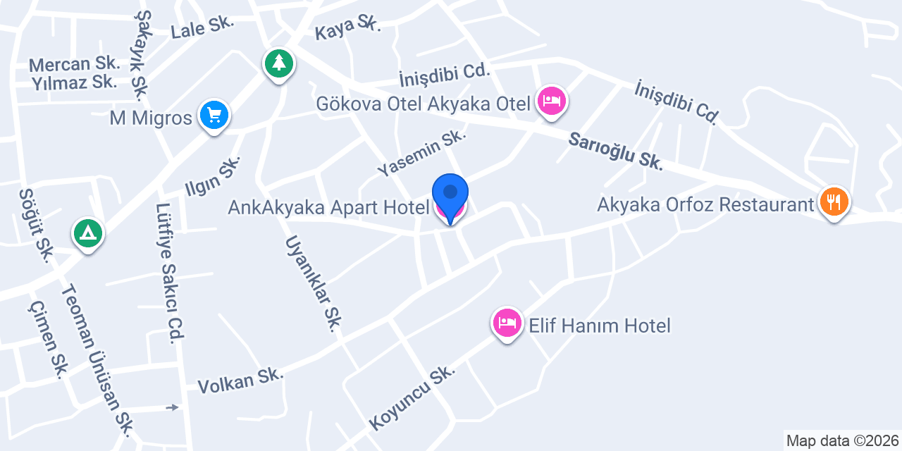 AnkAkyaka Apart Hotel konumu