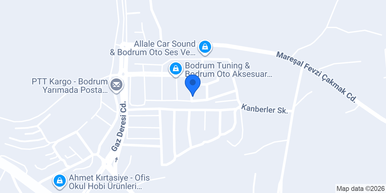 Dynobil Bodrum Oto Ekspertiz konumu