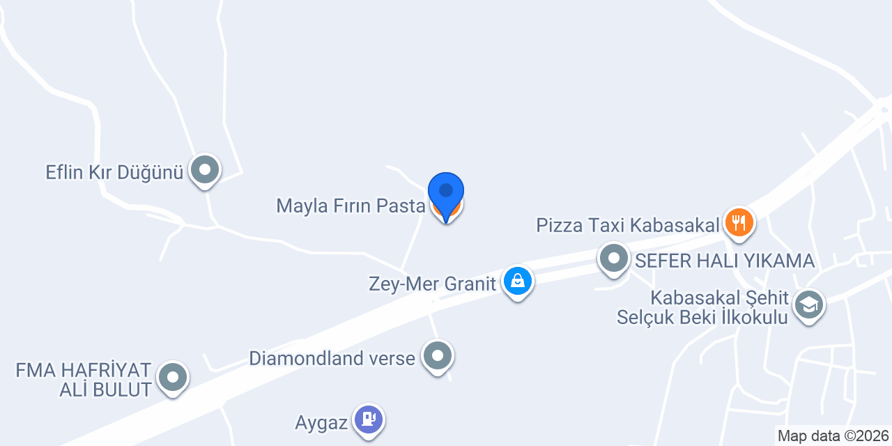 Mayla Fırın Pasta konumu