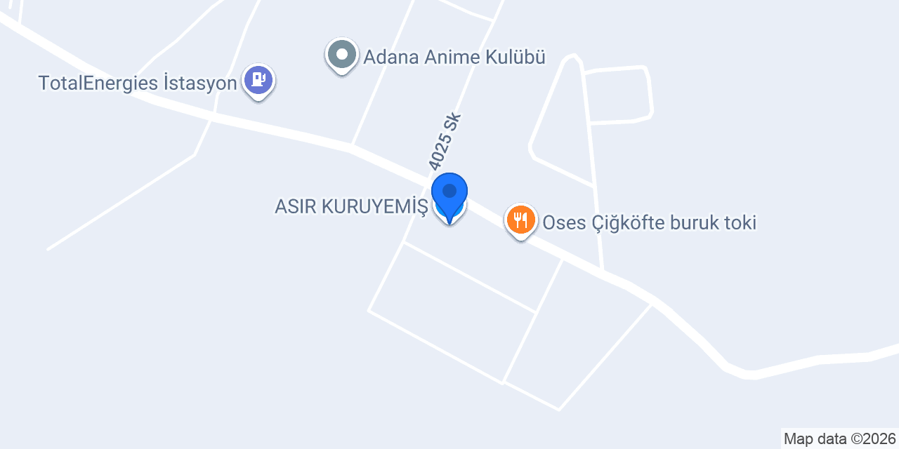 ASIR KURUYEMİŞ konumu